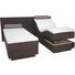 BOXSPRINGBETT 2X90/200 cm INKL. Bettkasten, Topper - Dunkelbraun, KONVENTIONELL, Textil (2X90/200cm) - Esposa