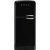 KÜHL-GEFRIER-KOMBINATION FAB50LBL5  - Schwarz, Basics, Metall (79,6/192,1/80,5cm) - SMEG