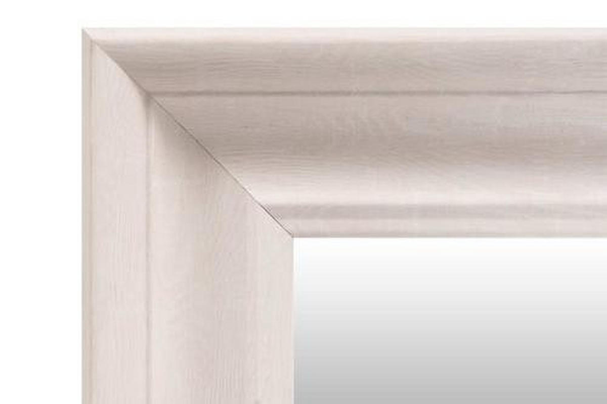 WANDSPIEGEL 36,5/45,5/5,2 cm  - Weiß, Basics, Glas/Kunststoff (36,5/45,5/5,2cm) - Kayoom