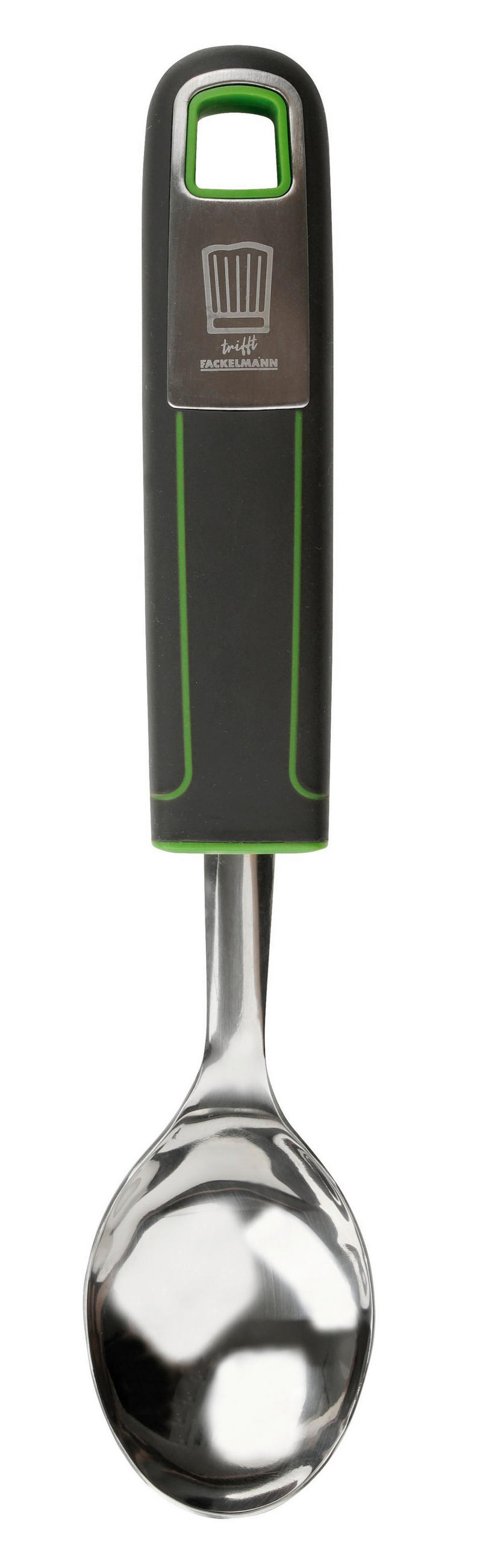 EISPORTIONIERER   - Grau/Grün, Basics, Kunststoff/Metall (20cm) - Chefkoch+Fackelmann
