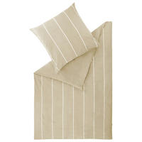 WENDEBETTWÄSCHE E-HarpStripe-F Flanell 135/200 cm  - Beige/Creme, Design, Textil (135/200cm) - Esprit