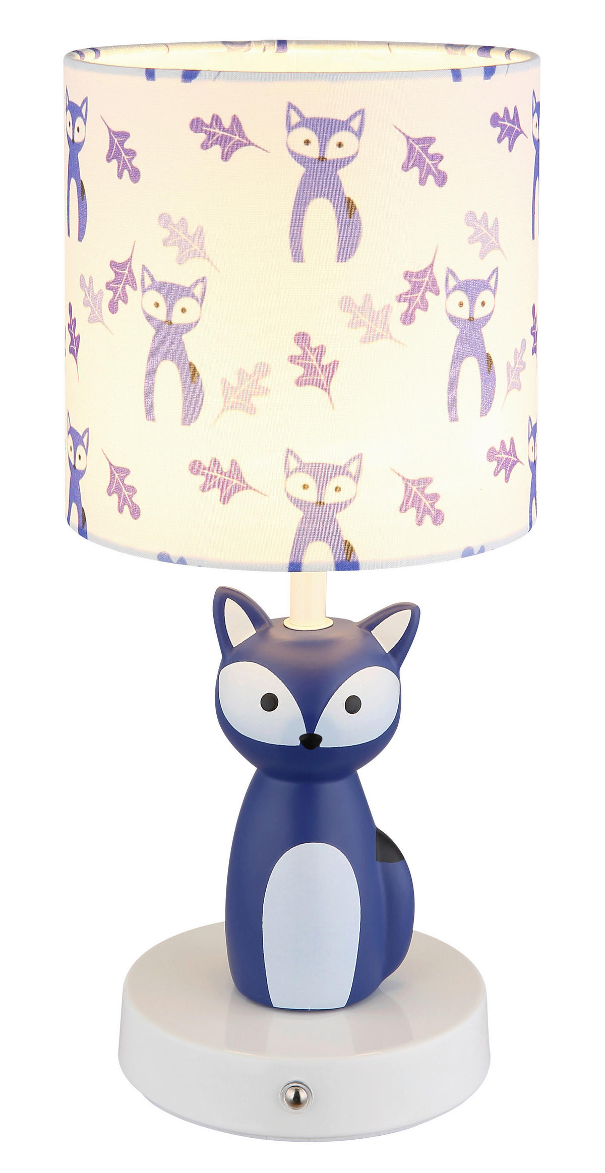 LED-TISCHLEUCHTE 15/33,5 cm   - Blau/Weiß, Trend, Keramik/Kunststoff (15/33,5cm) - Globo