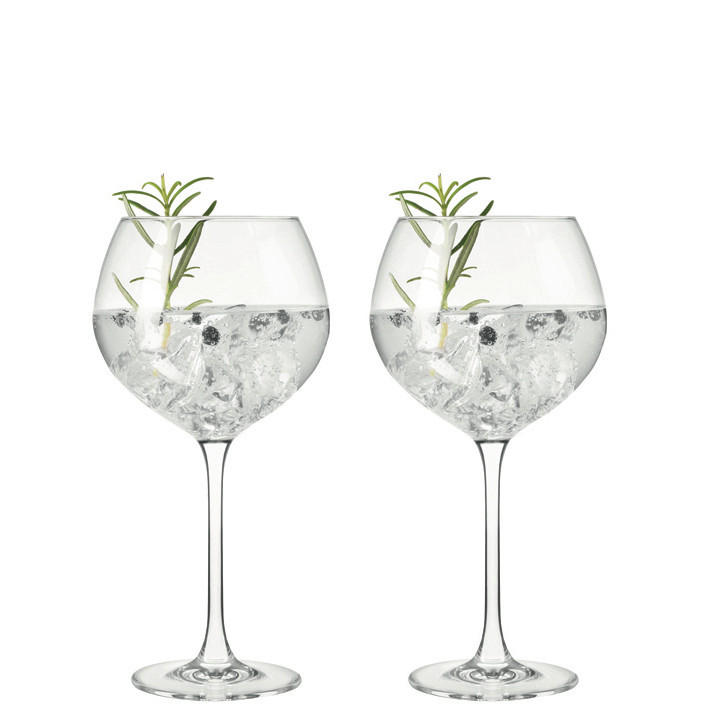GLÄSERSET Gin  2-teilig  - Klar/Transparent, Basics, Glas (22,6/21,5/11,5cm) - Leonardo