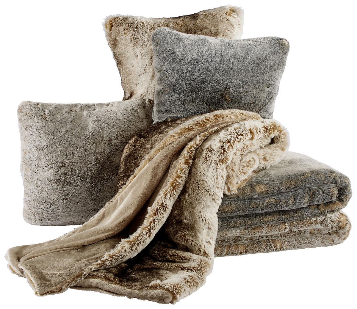 DEKORATIVNA JASTUČNICA 48/48 cm  - braon, Dizajnerski, tekstil (48/48cm) - Ambiente