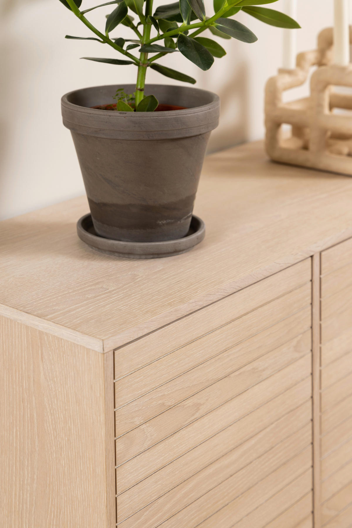 SIDEBOARD 180/80/40 cm  in Eichefarben  - Weiss/Eichefarben, Design, Holz/Holzwerkstoff (180/80/40cm) - Livetastic