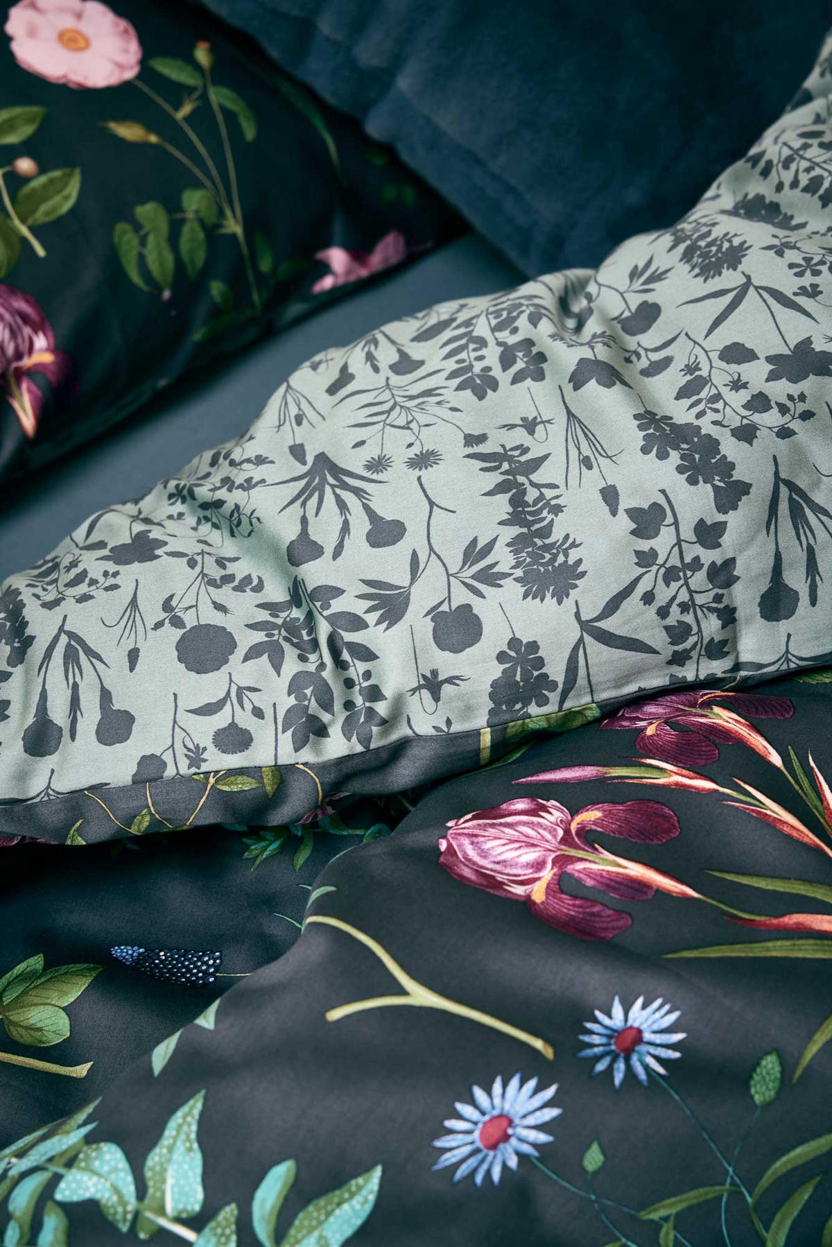 POSTELJNINA MARIGOLD 135/200 cm saten siva  - siva, Konvencionalno, tekstil (135/200cm) - Essenza