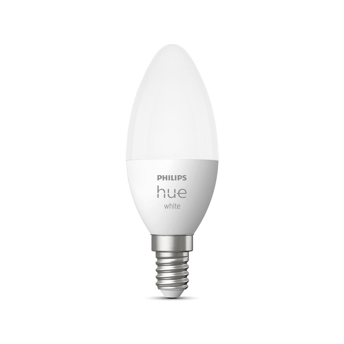 LED-LEUCHTMITTEL   E14 5,5 W 470 lm  - Weiß, Basics, Kunststoff (3,9/10,6cm) - Philips HUE