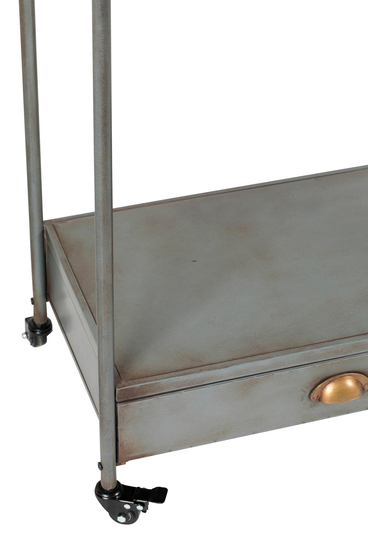 KLEIDERWAGEN in Graphitfarben 61/171/36 cm   - Graphitfarben, Trend, Metall (61/171/36cm) - Livetastic