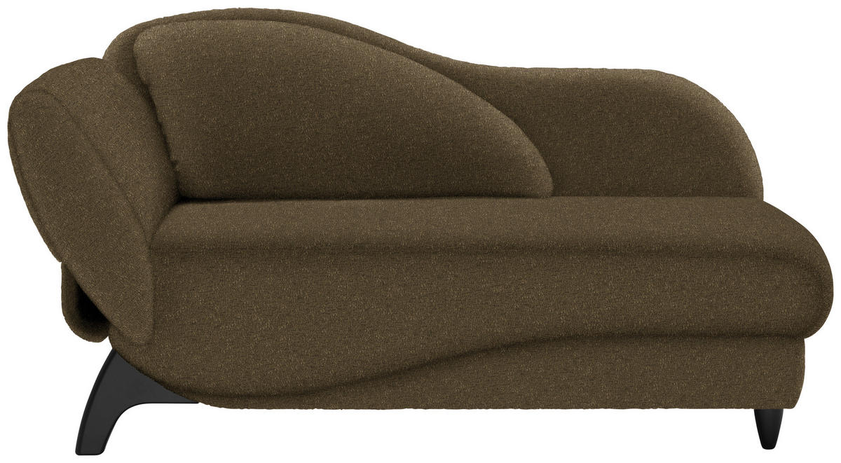 LIEGE  in Webstoff Grün  - Schwarz/Grün, MODERN, Holz/Textil (84/87/171-190cm) - Joka