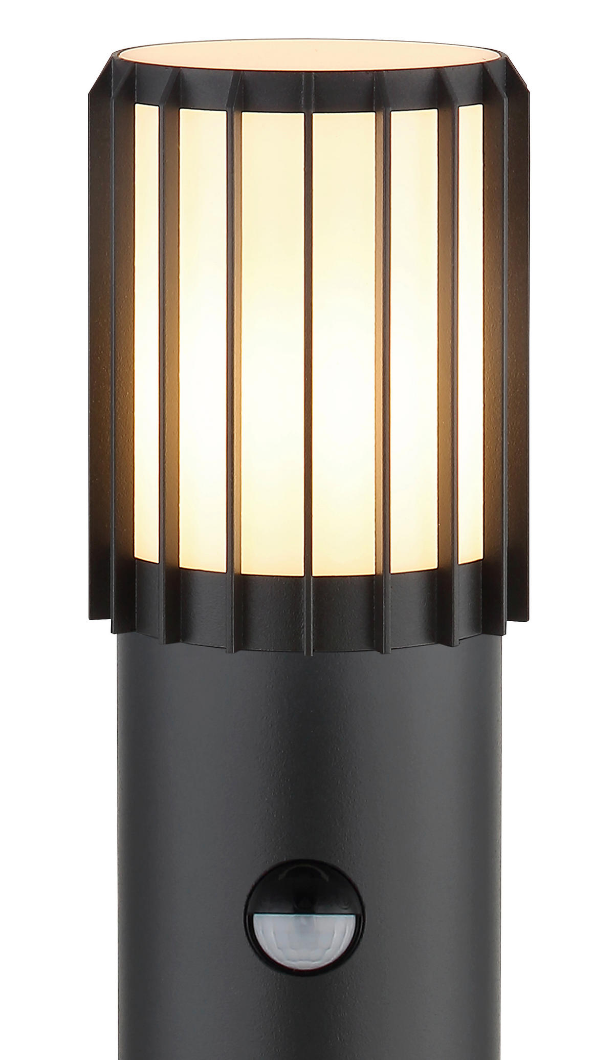 WEGELEUCHTE Mervin 9/100 cm  - Anthrazit/Opal, Design, Kunststoff/Metall (9/100cm) - Globo