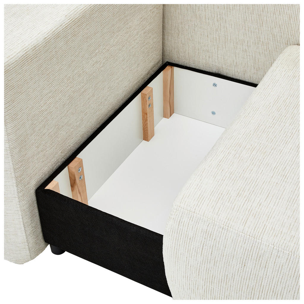 Thumbnail - Carryhome Chaiselongue, Sand, Textil, Füllung: Schaumstoff, 93x73x171 cm, Made in EU, Stoffauswahl, Liegefunktion, seite...