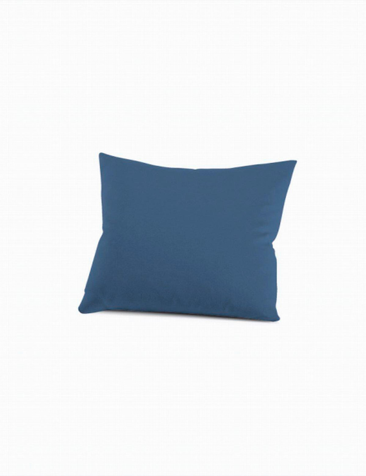 KOPFKISSENBEZUG Barcelona 80/80 cm  - Dunkelblau, Basics, Textil (80/80cm) - Schlafgut