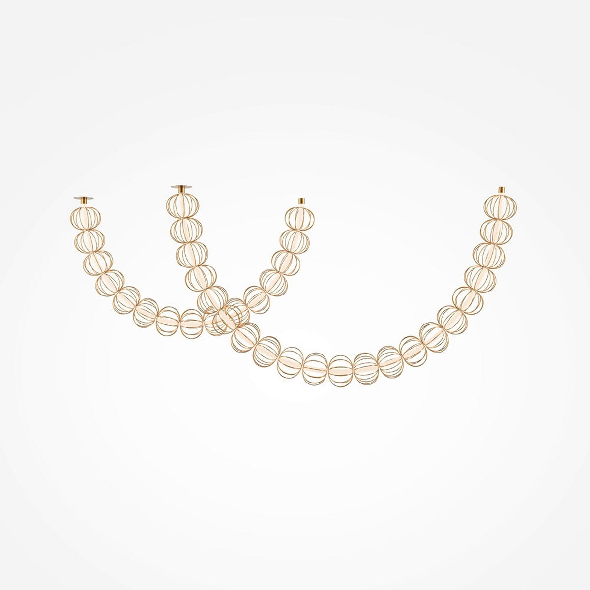 PENDELLEUCHTE 153,7/32/84 cm   - Goldfarben, MODERN, Metall (153,7/32/84cm) - MAYTONI