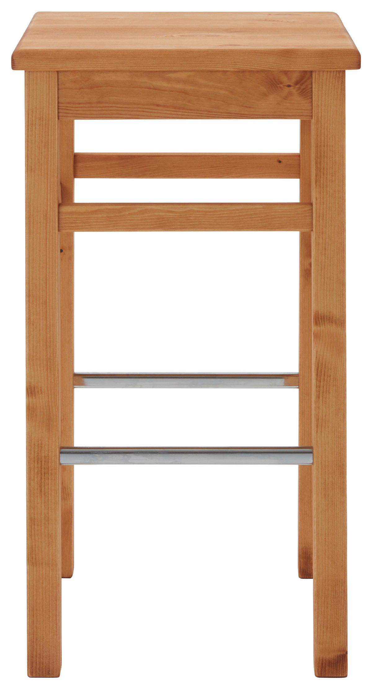 BARHOCKER Laugenfarbig Kiefer massiv  - Laugenfarbig, ROMANTIK / LANDHAUS, Holz (41/74,5/41cm) - Boxxx