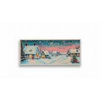 LEINWANDBILD Multicolor 120/50 cm  - Beige/Multicolor, Basics, Holz (120/50cm) - X-Mas