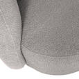 COCKTAILSESSEL Chenille Grau    - Schwarz/Grau, LIFESTYLE, Textil/Metall (101/79/96cm) - Xora