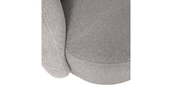COCKTAILSESSEL Chenille Grau - Schwarz/Grau, LIFESTYLE, Textil/Metall (101/79/96cm) - Xora