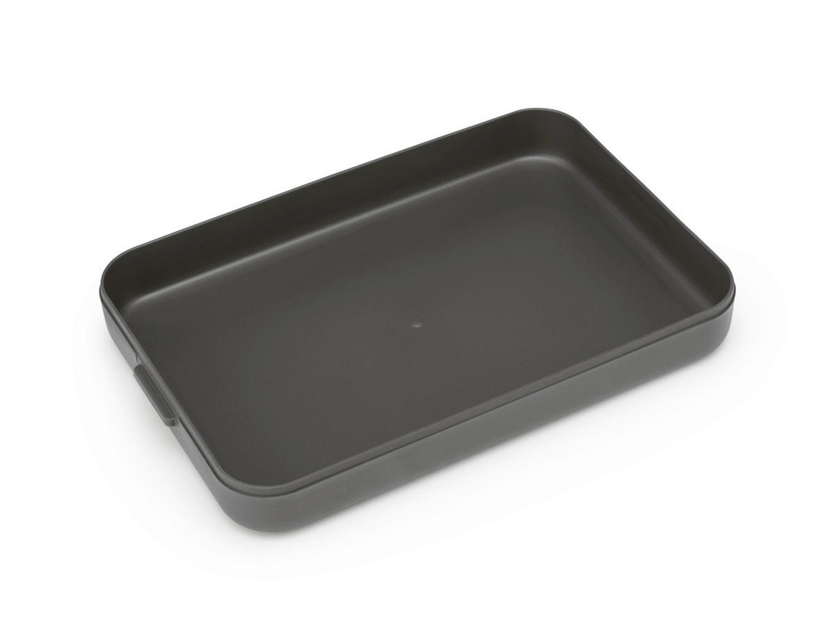 LUNCHBOX  - Dunkelgrau, Basics, Kunststoff (25.5/3.7/16.6cm) - Brabantia