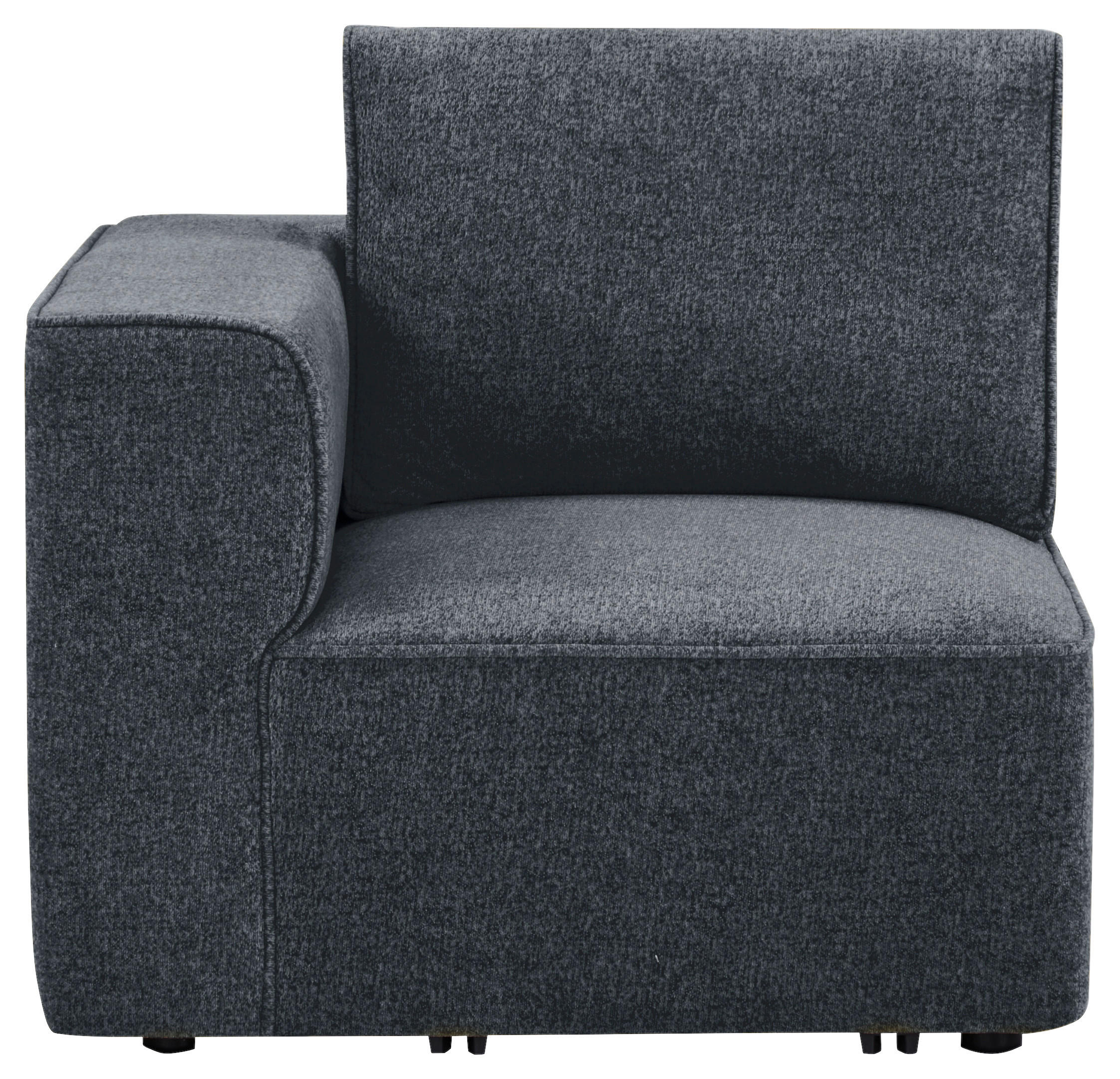 HÖRNMODUL i trä, plast, textil  - mörkgrå/svart, Design, trä/textil (90/65/90cm) - Livetastic