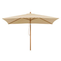 SONNENSCHIRM 300 cm Naturfarben  - Buchefarben/Naturfarben, Basics, Textil/Metall (200/261/300cm) - Schneider