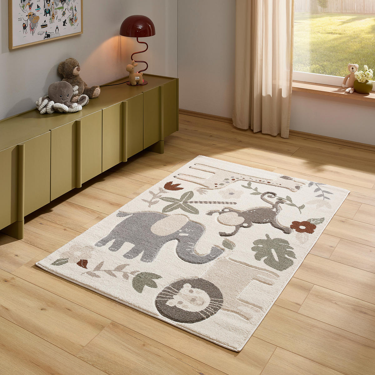 KINDERTEPPICH 80/150 cm Tier  - Creme, Trend, Textil (80/150cm) - Ben'n'jen