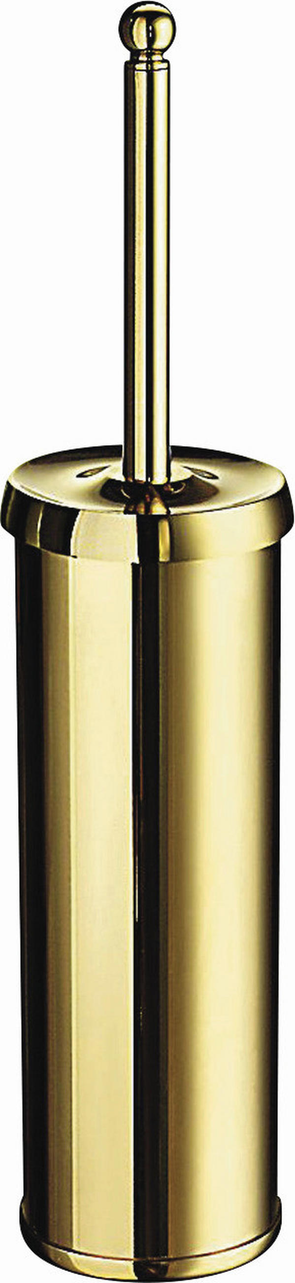 WC-BÜRSTENGARNITUR in Metall  Kunststoff   - Goldfarben, Basics, Kunststoff/Metall (0/42,5cm) - Smedbo