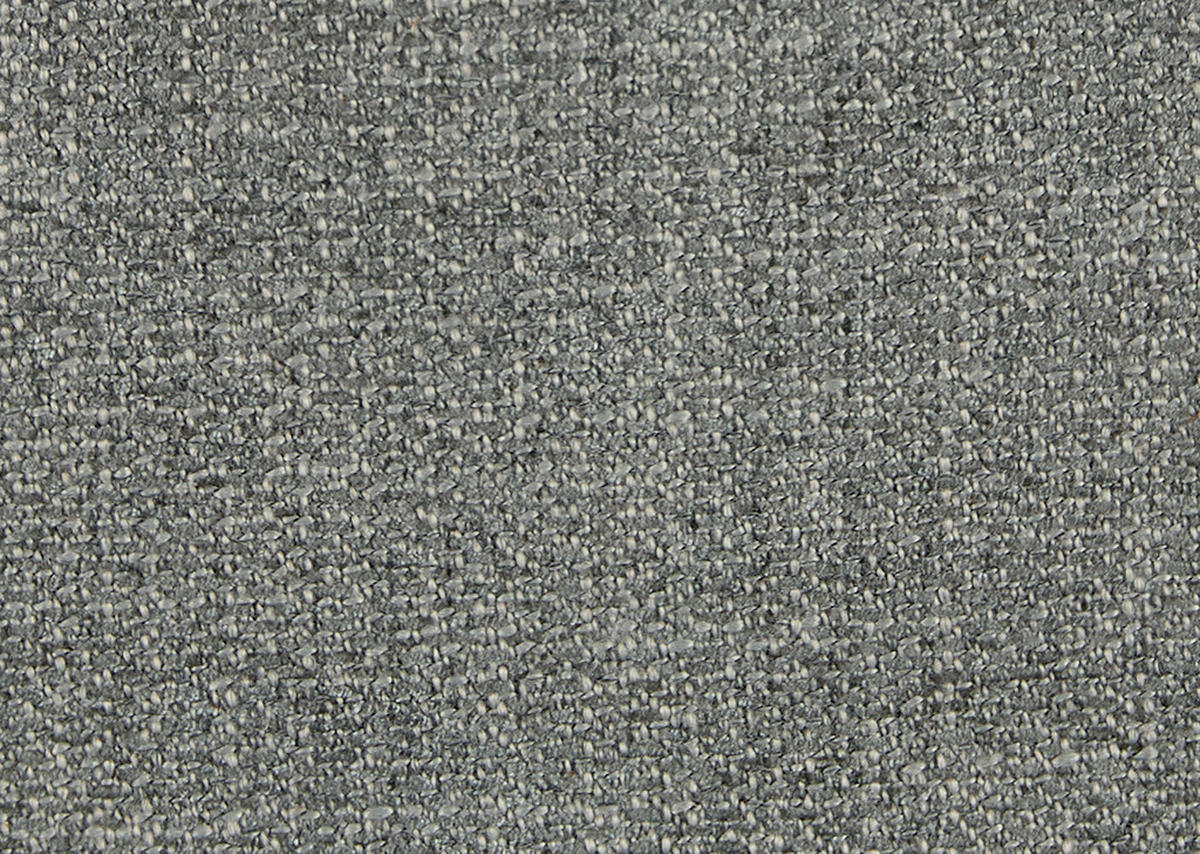 ECKSOFA Chenille, Flachgewebe Grau  - Schwarz/Grau, Design, Textil/Metall (270/239cm) - Koinor