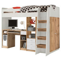 VYVÝŠENÁ POSTEĽ 90/200 cm,  - biela/farba duba, Konventionell, kompozitné drevo (90/200cm) - Carryhome