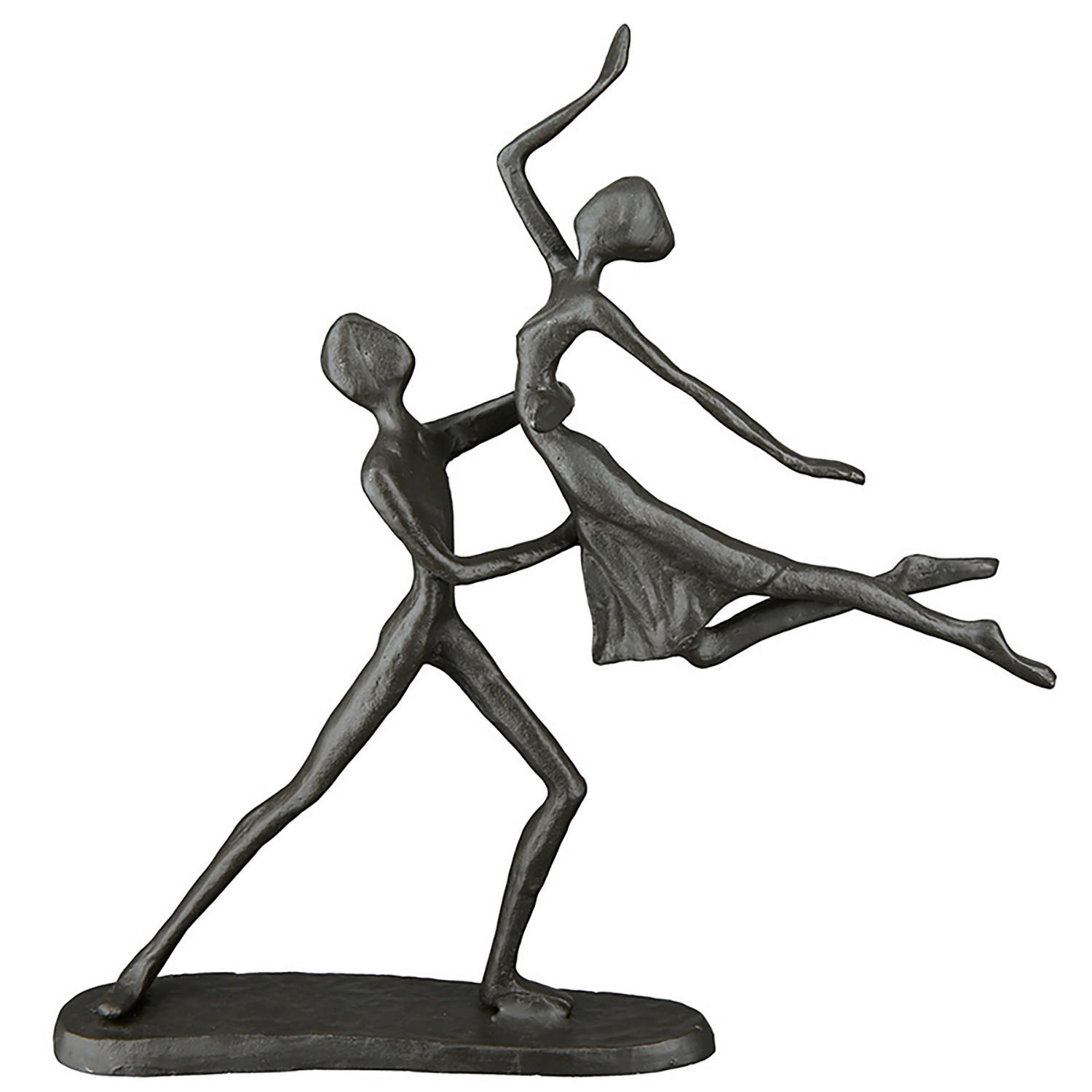 SKULPTUR - Graubraun, LIFESTYLE, Metall (20/17,5/8cm)