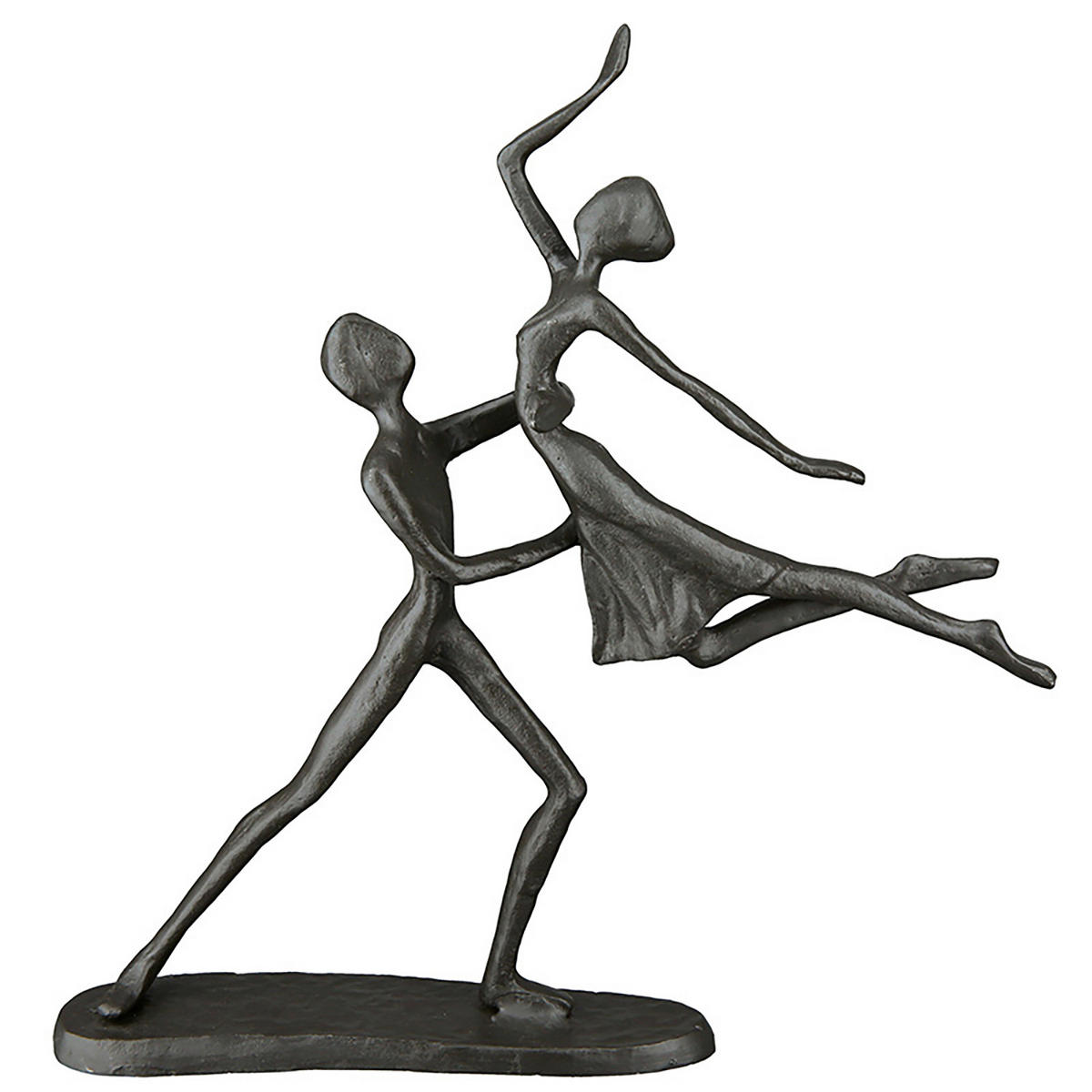 SKULPTUR - Graubraun, LIFESTYLE, Metall (20/17,5/8cm)