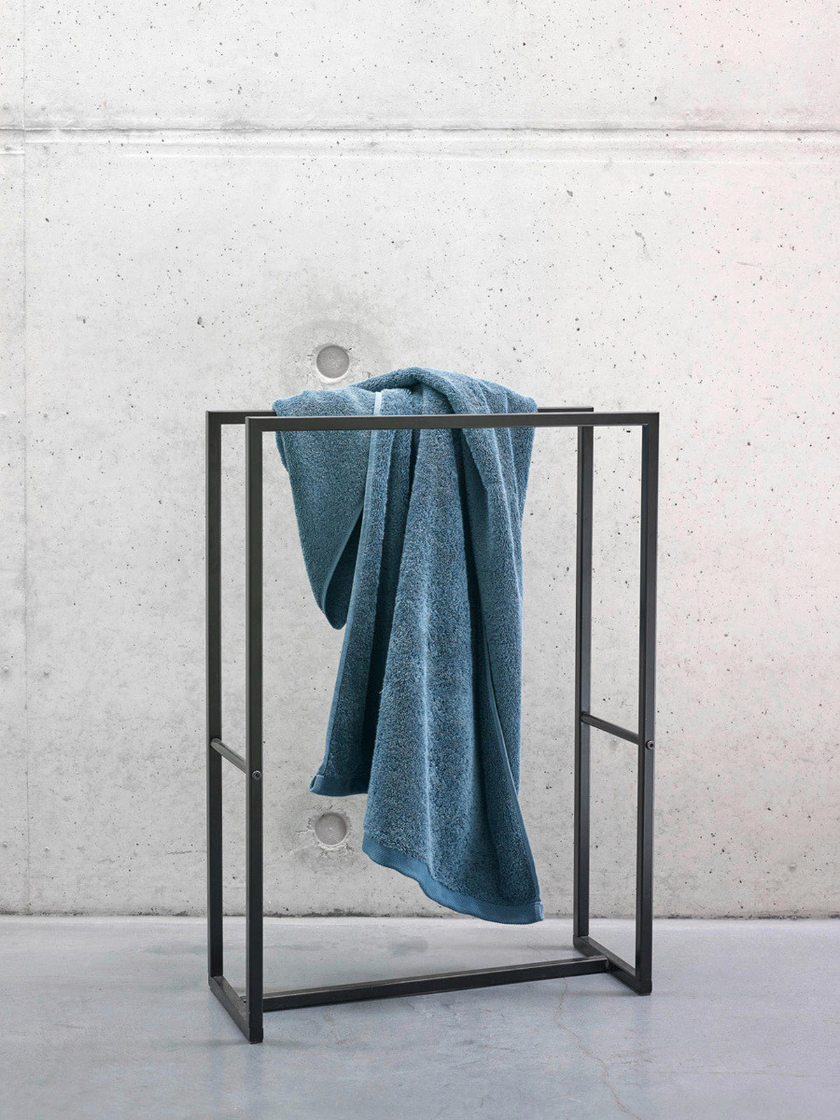 HANDTUCH London Blau  - Blau, Basics, Textil (55/100cm) - Aquanova
