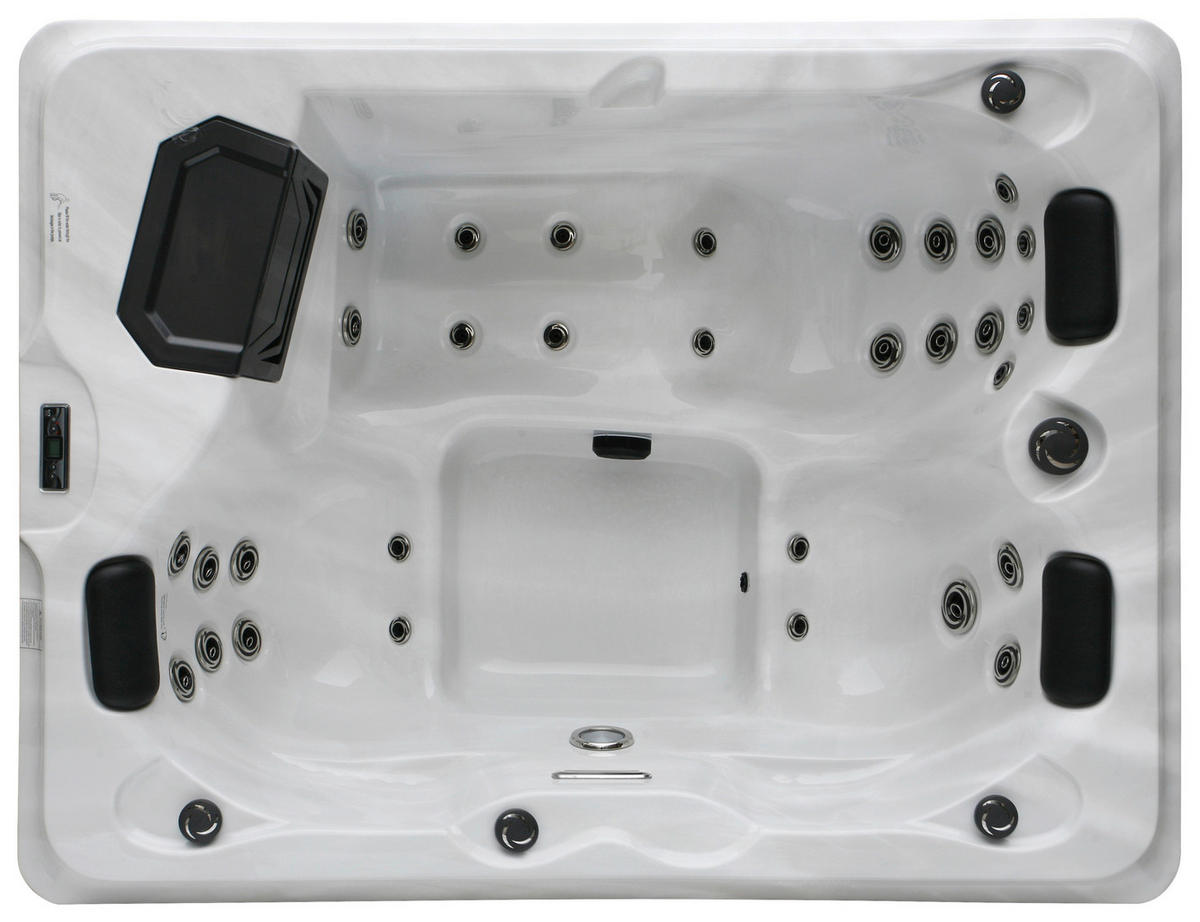 WHIRLPOOL XXL1952  - Silberfarben/Schwarz, Basics, Kunststoff (160/210/80cm)