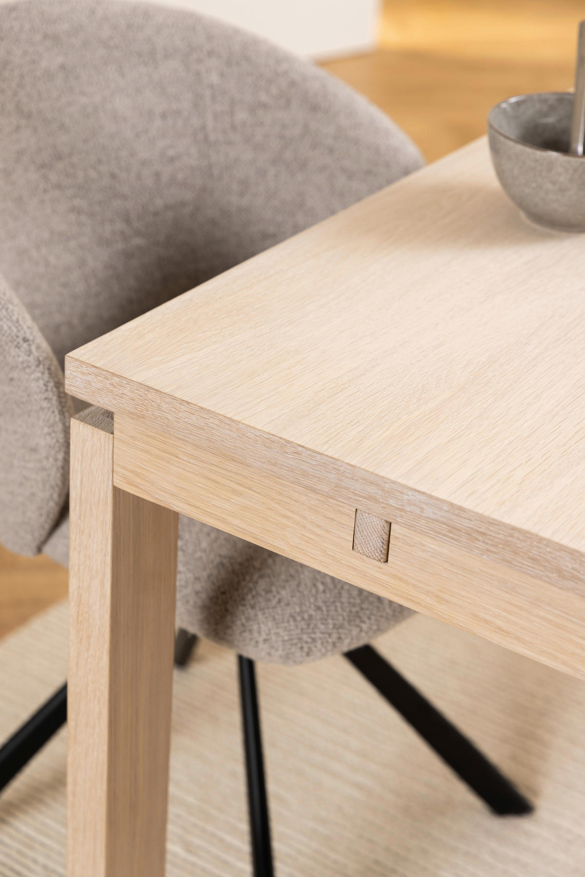 ESSTISCH in Holz, Holzwerkstoff  - Weiss/Eichefarben, Trend, Holz/Holzwerkstoff (200/75/100cm) - MID.YOU