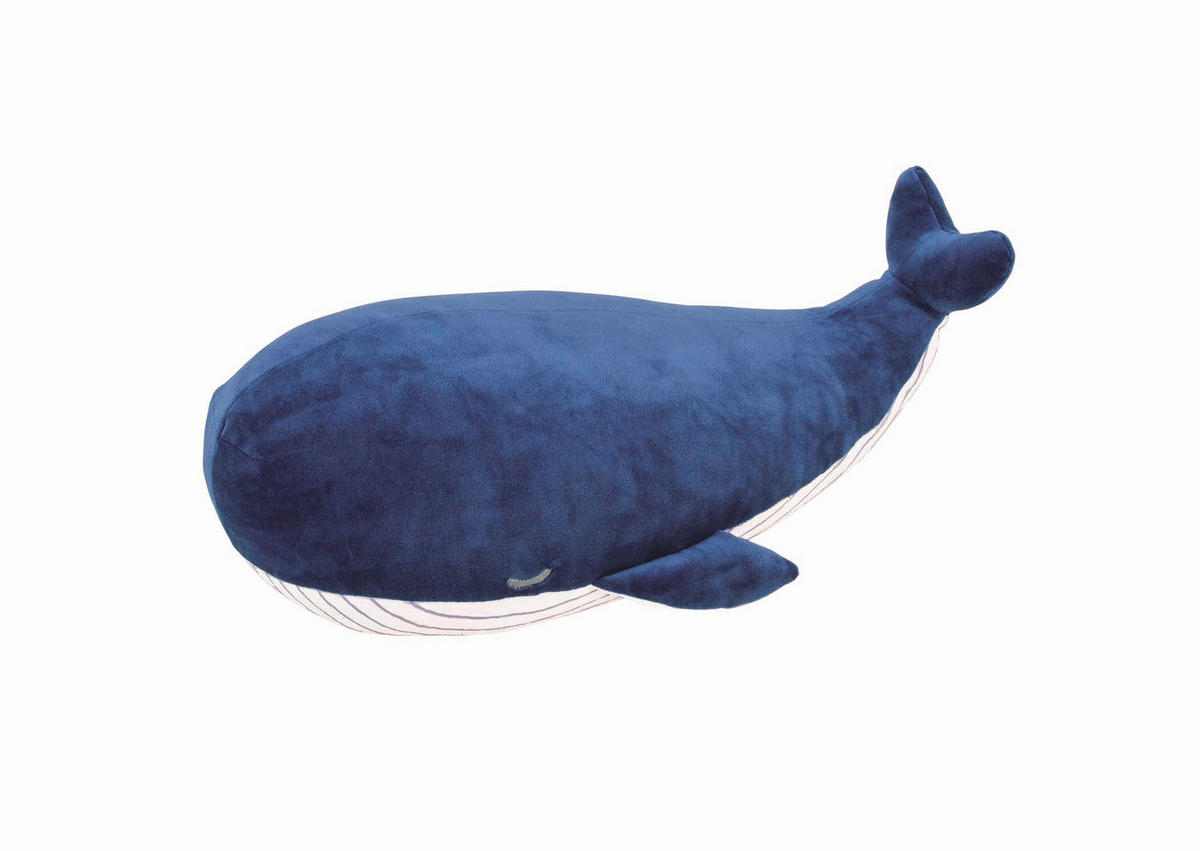 PLÜSCHTIER NEMU_NEMU  - Weiß/Dunkelblau, Trend, Textil (11/9/8cm)
