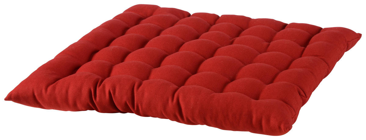 SITZKISSEN  38/38 cm   - Bordeaux, Basics, Textil (38/38cm) - Novel