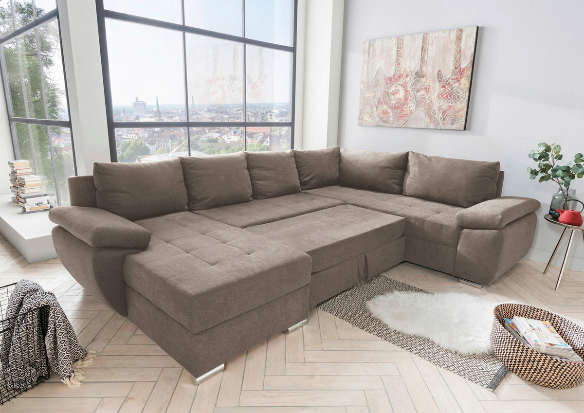 Wohnlandschaft U-Form Sofa offers Couch BRISBANE Versand möglich