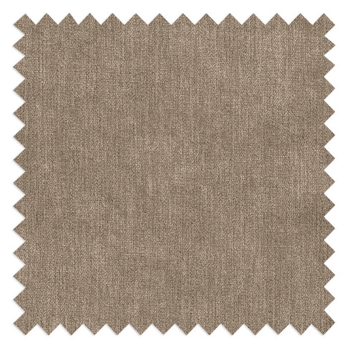 ECKSOFA in Webstoff Schlammfarben  - Schlammfarben/Silberfarben, Konventionell, Textil/Metall (260/82/182cm) - Trendmanufaktur