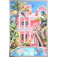 Tablou 63/4/93 cm  - multicolor, Design, plastic/material pe bază de lemn (63/4/93cm)