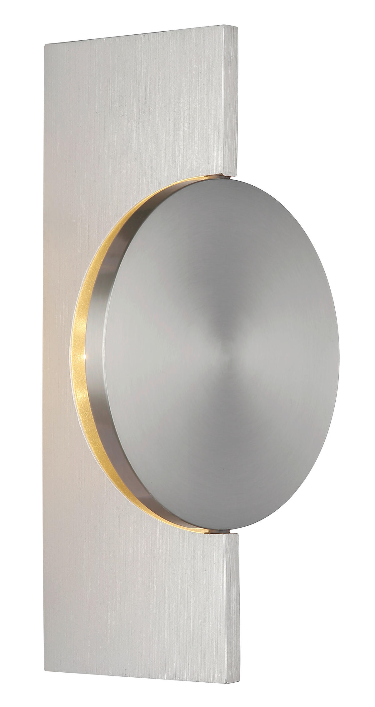 LED-WANDLEUCHTE Jasper 10/28 cm  - Nickelfarben, Design, Metall (10/28cm) - Globo