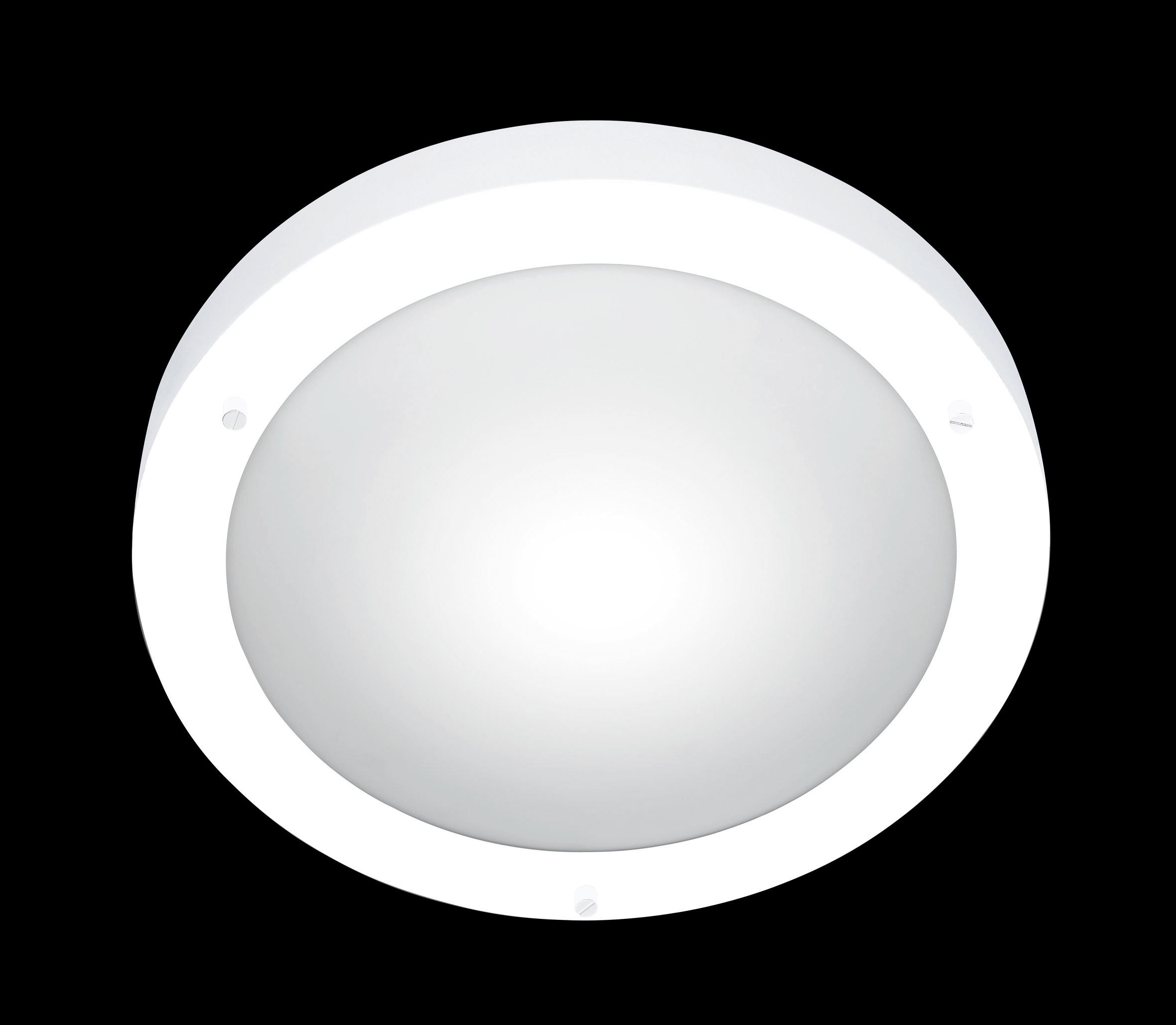 BADEZIMMER-DECKENLEUCHTE 31,5/8,0 cm   - Weiß, Basics, Glas/Metall (31,5/8,0cm) - Trio Leuchten