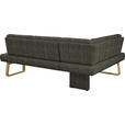 ECKBANK 174/280 cm  in Grün, Eichefarben  - Eichefarben/Grün, Design, Holz/Textil (174/280cm) - Dieter Knoll
