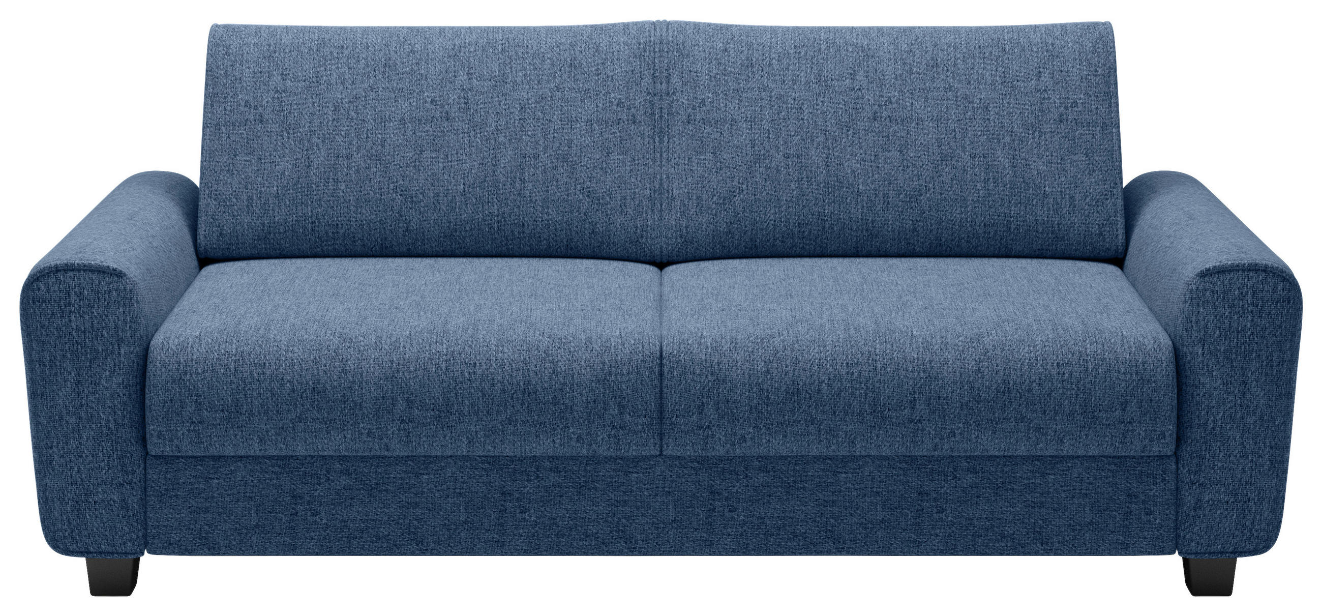 SCHLAFSOFA Webstoff Dunkelblau  - Schwarz/Dunkelblau, Design, Kunststoff/Textil (203/69-82/99cm) - Welnova