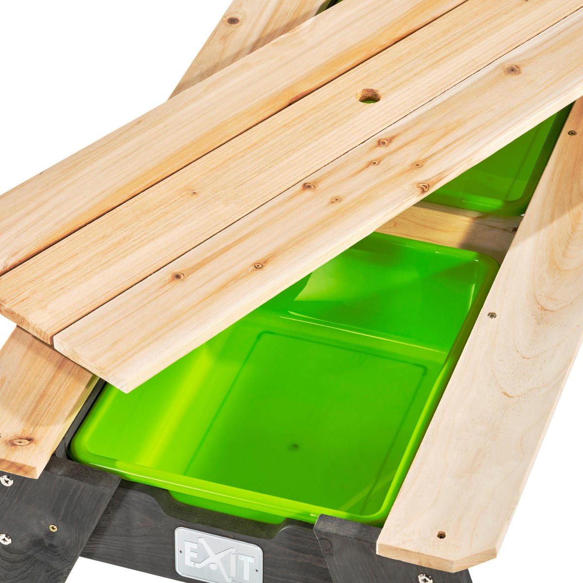 SAND- UND WASSERTISCH Holz Grau  - Grau, KONVENTIONELL, Holz (120/94/50cm) - EXIT Toys