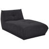 SOFAELEMENT Lederlook Schwarz  - Schwarz, Trend, Textil (105/80/185cm) - Livetastic