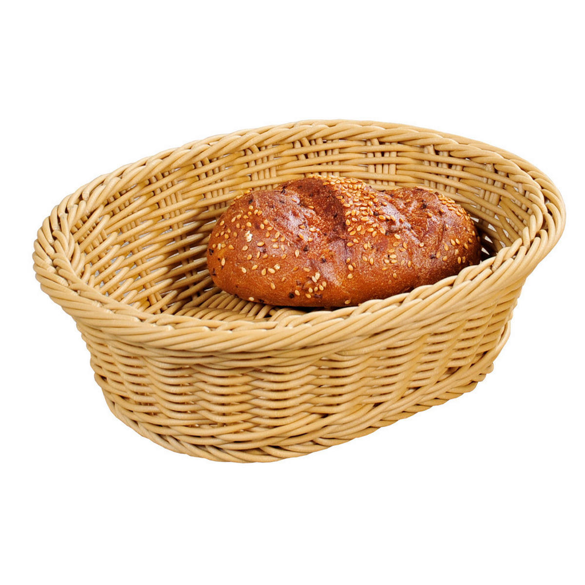 BROTKORB   - Hellbraun, Basics, Kunststoff (25/8,5/20,5cm) - Kesper
