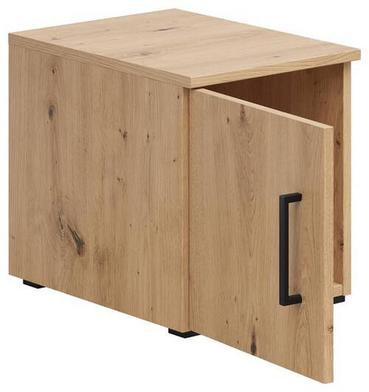 NADSTAVEC NA SKRIŇU, dub artisan, 30/35/40 cm - čierna/dub artisan, Modern, kompozitné drevo/plast (30/35/40cm) - Carryhome