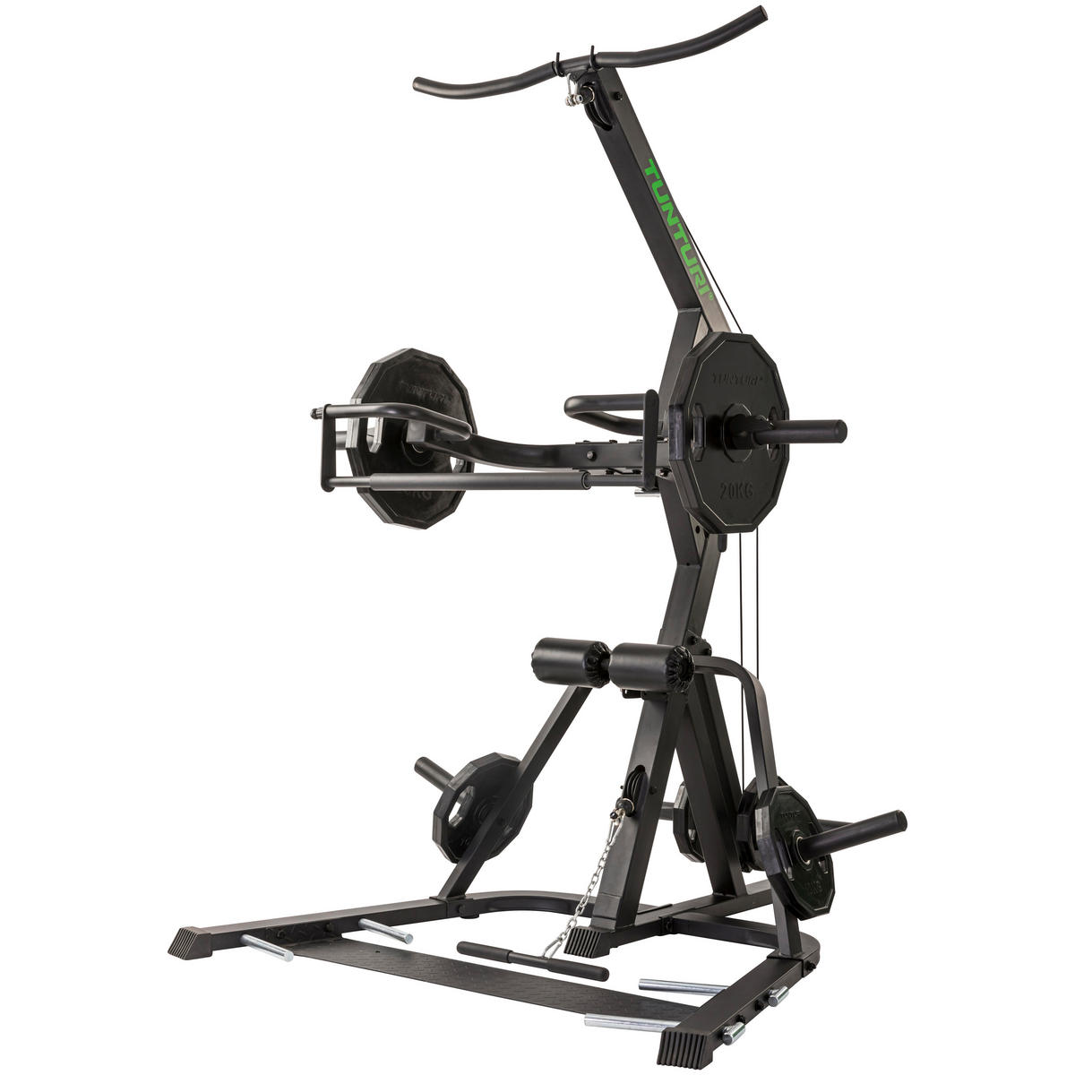 KRAFTSTATION  - Schwarz, KONVENTIONELL, Kunststoff/Metall (177/150/210cm)