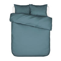 BETTWÄSCHE 3-teilig MINTE Satin 200/200 cm  - Blau, Basics, Textil (200/200cm) - Essenza