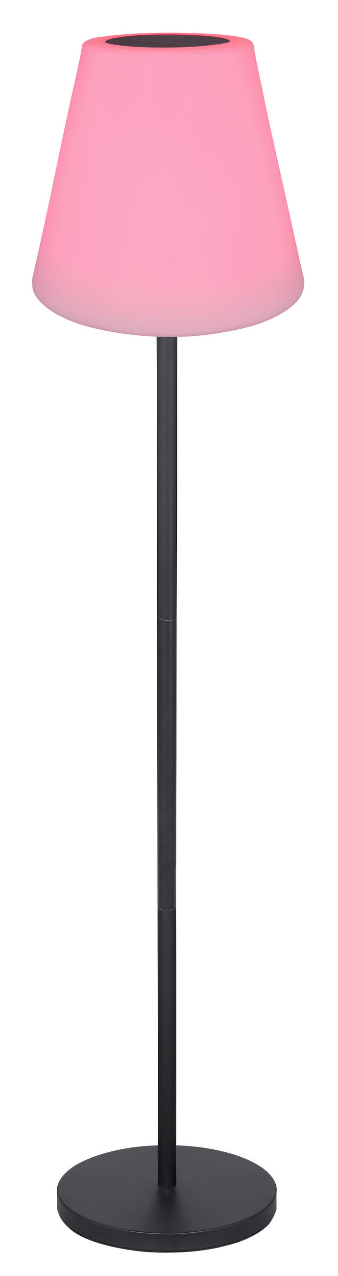 SOLARLEUCHTE 34/150 cm   - Opal/Schwarz, Basics, Kunststoff/Metall (34/150cm) - Globo