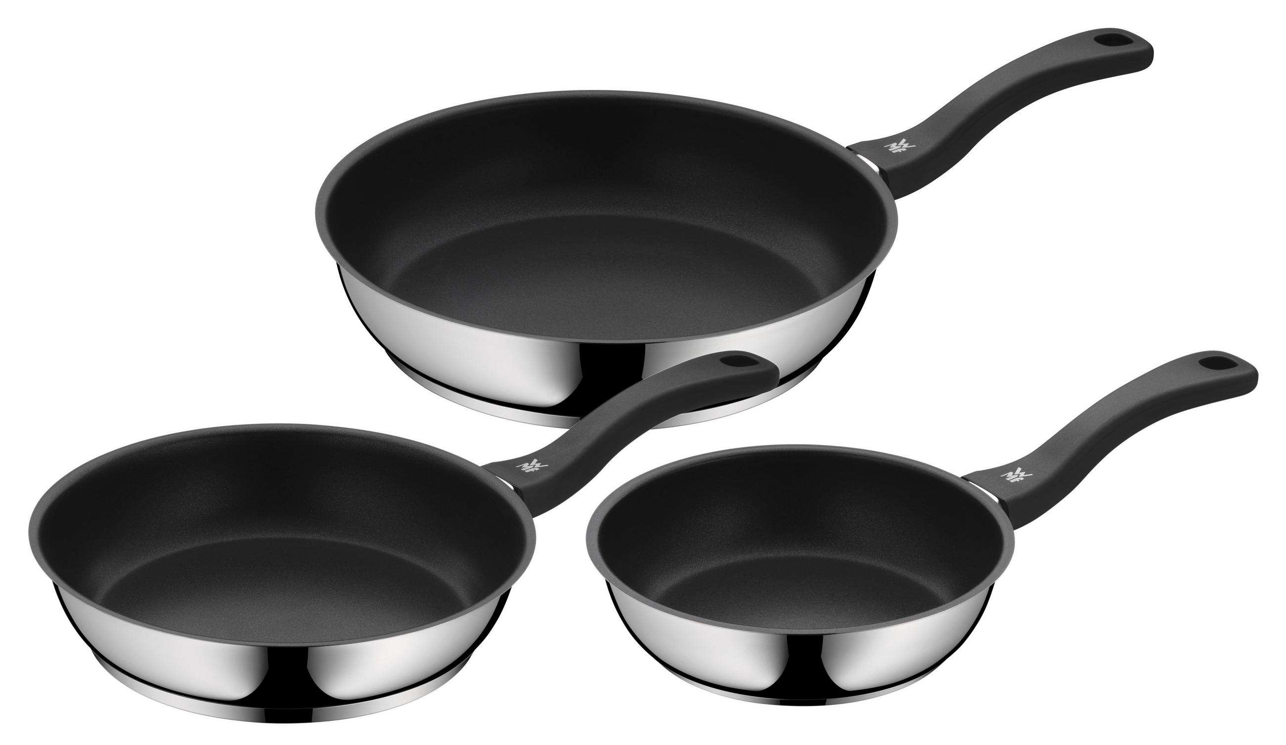 PFANNENSET Devil Edelstahl 3-teilig  - Trend, Metall - WMF